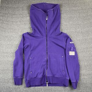 Thumb United The Casey Fleece Hoodie Women’s L Purple‎ Jacket Full Zip Pocket